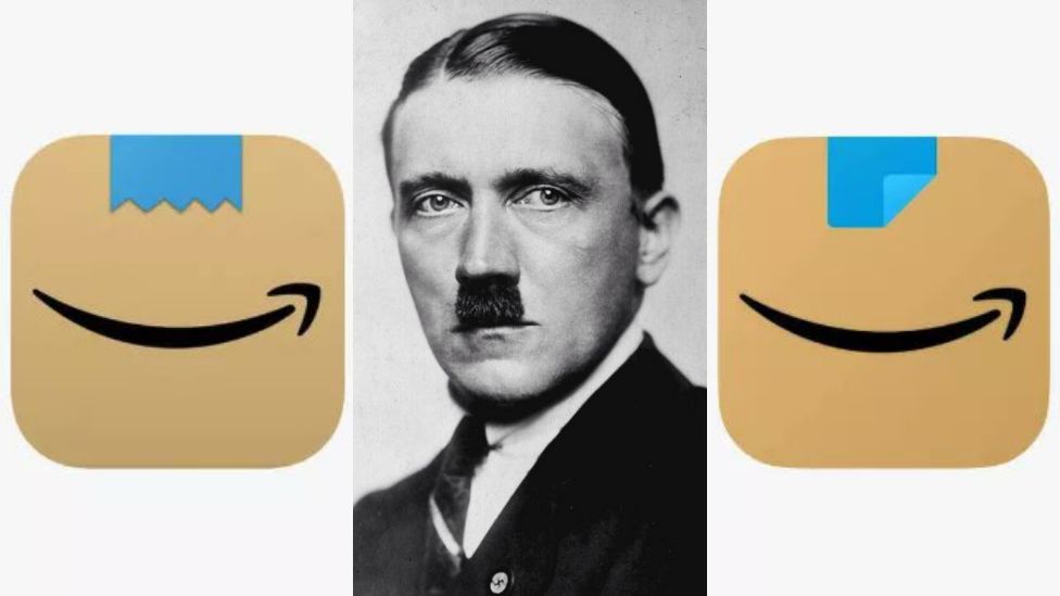 Amazon changes app logo that 'resembles Adolf Hitler'