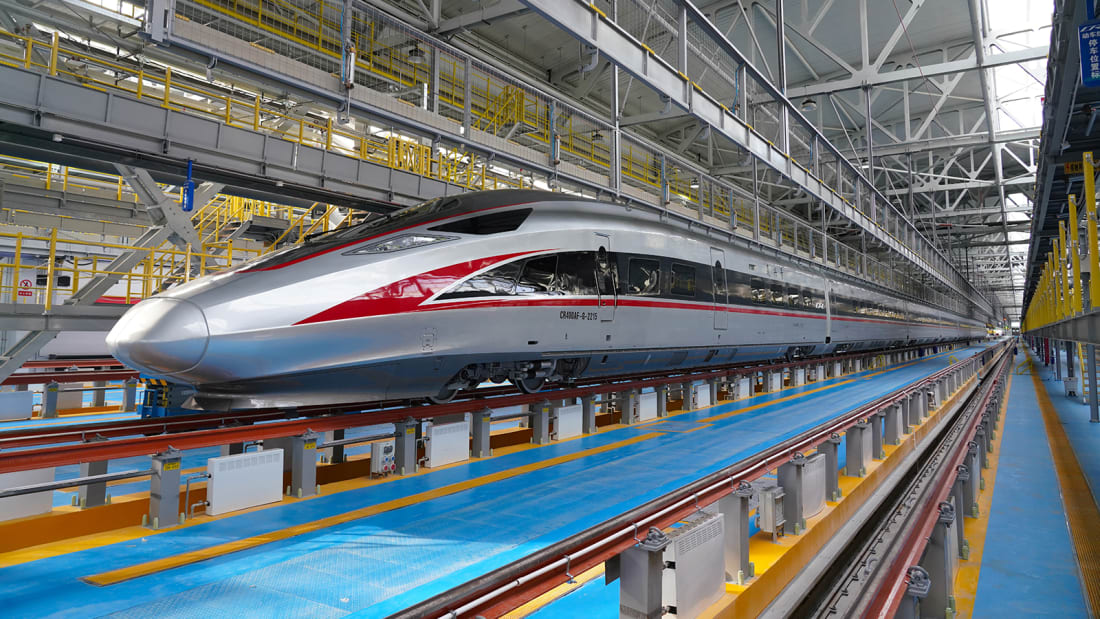 China debuts bullet train that can operate in extremely cold temperatures