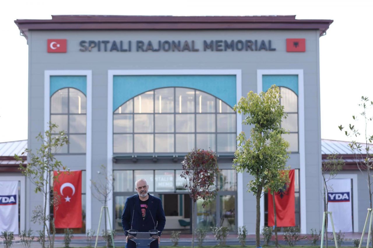 Rama, Erdogan Inaugurate Albanian-Turkish Hospital ahead of Albanian Elections