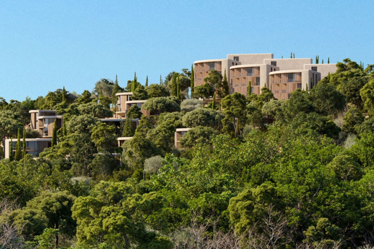 Apartament Per Shitje Ne Prive 2 Resort Ne Kepin e Rodonit Ne Shqiperi, Me Pamje Panoramike Nga Deti