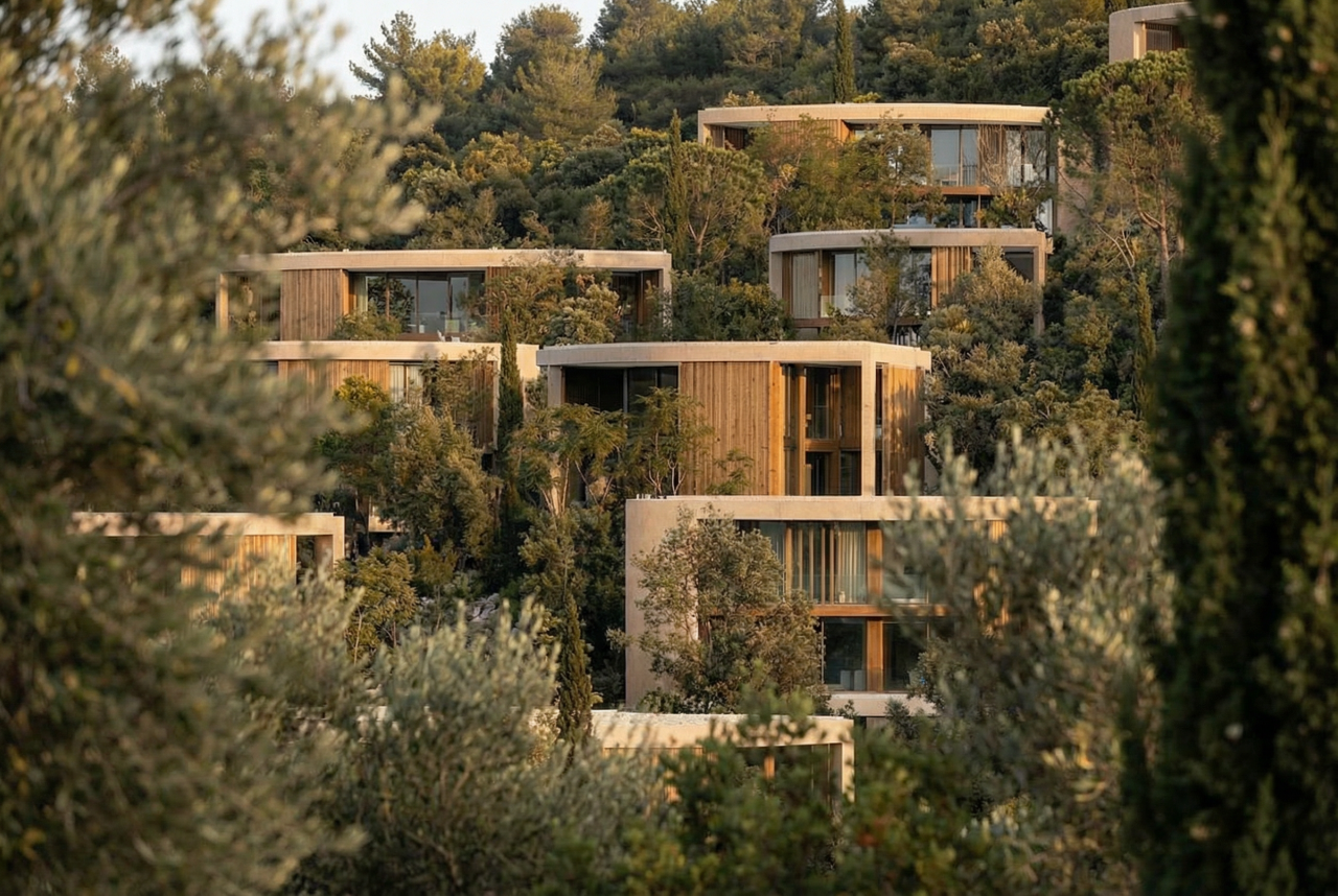 Villa Eladó Albániában A Prive 2 Resortban Rodon-fokon Saját úszómedencével és Erkéllyel Nagyszerű Kilátással A Tengerre