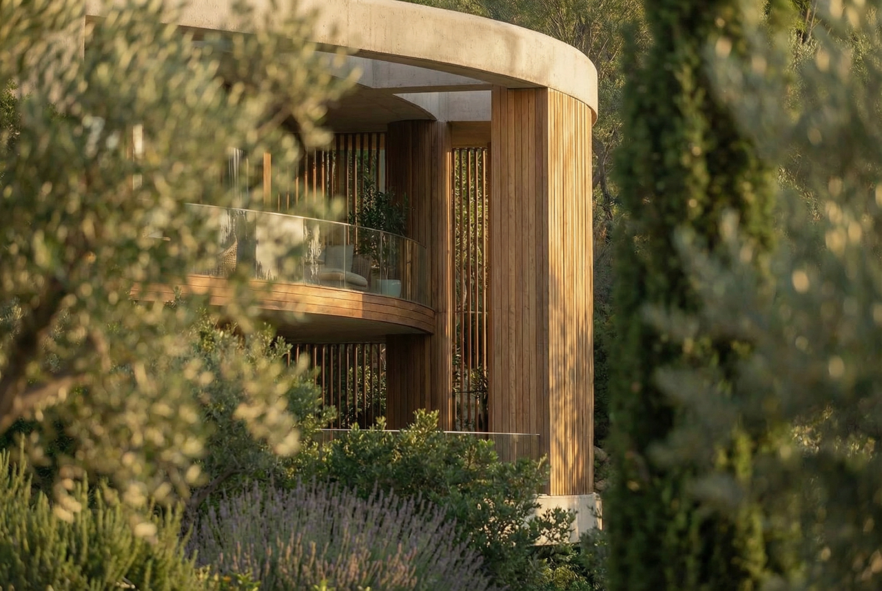 Villa Eladó Albániában A Prive 2 Resortban Rodon-fokon Saját úszómedencével és Erkéllyel Nagyszerű Kilátással A Tengerre