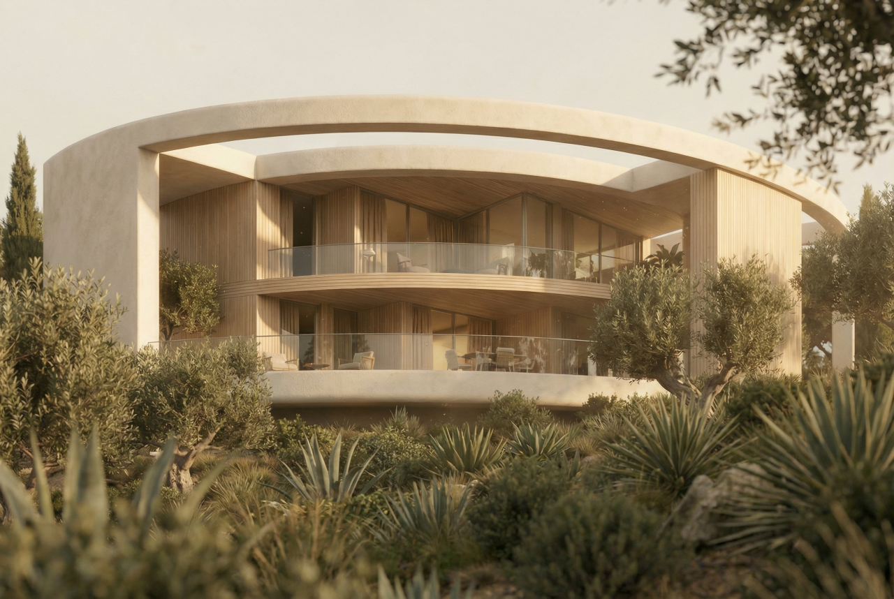 Villa Eladó Albániában A Prive 2 Resortban Rodon-fokon Saját úszómedencével és Erkéllyel Nagyszerű Kilátással A Tengerre