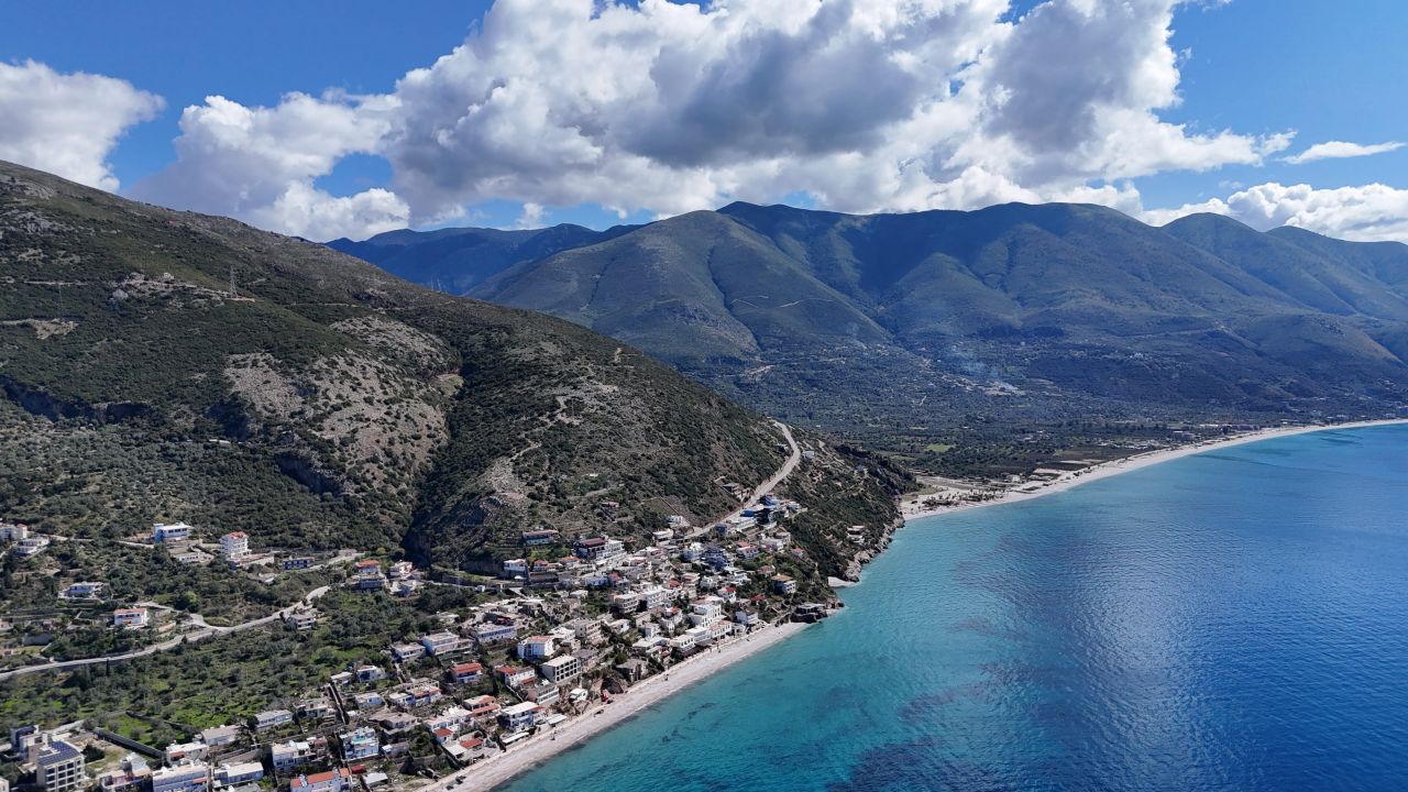 Ground floor apartment for sale in Qeparo, Stone Village II, coastal property Albania, residential complex, near beach, real estate investment.