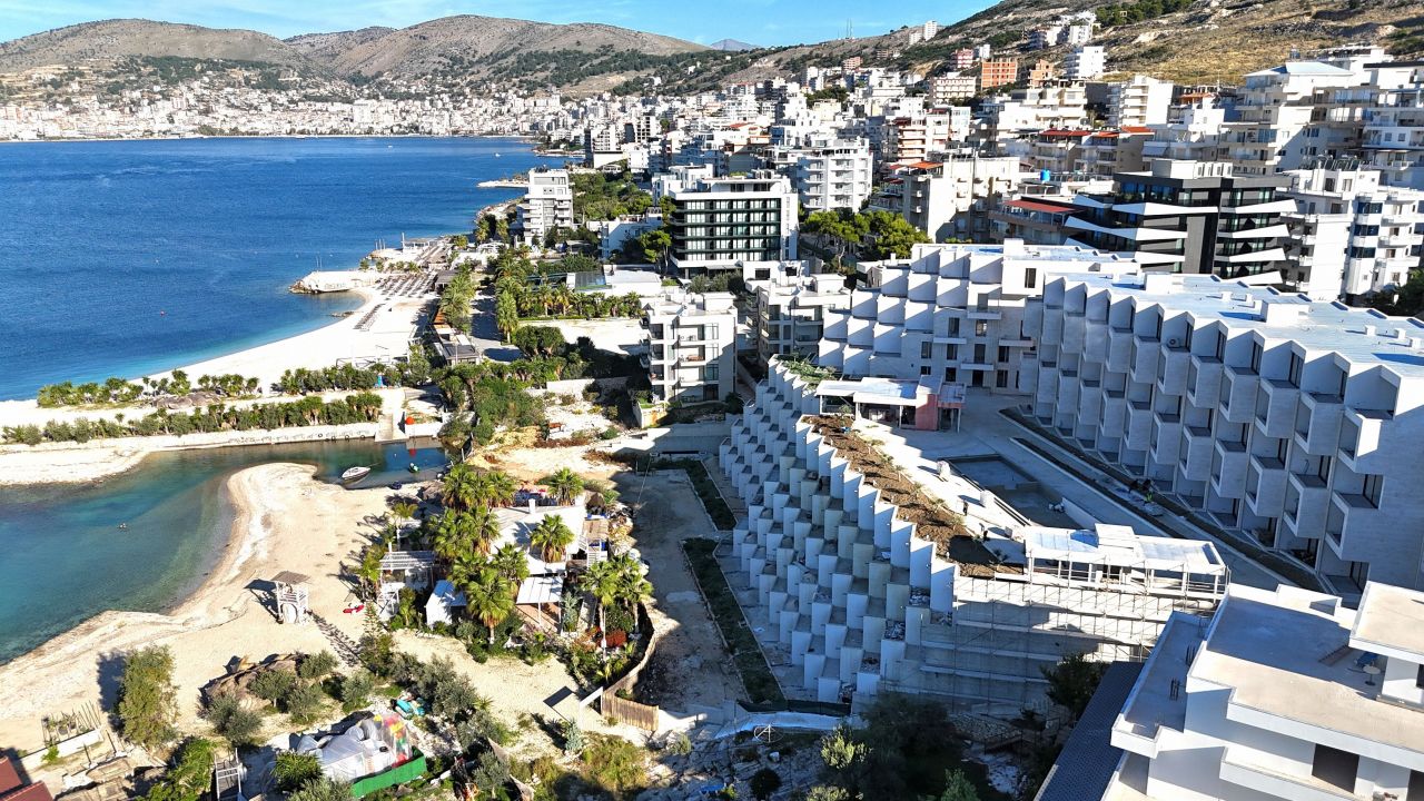 Apartment For Sale In Saranda, With Two Bedroom And Two Balconies With A Total Sea View