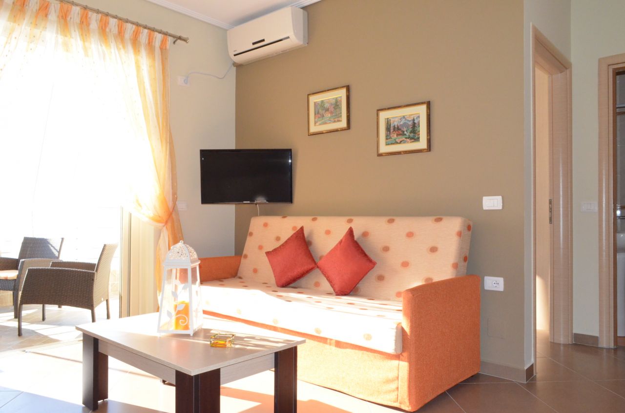 Holiday Apartment for Rent in Saranda, a coastal city in the south of Albania. 
