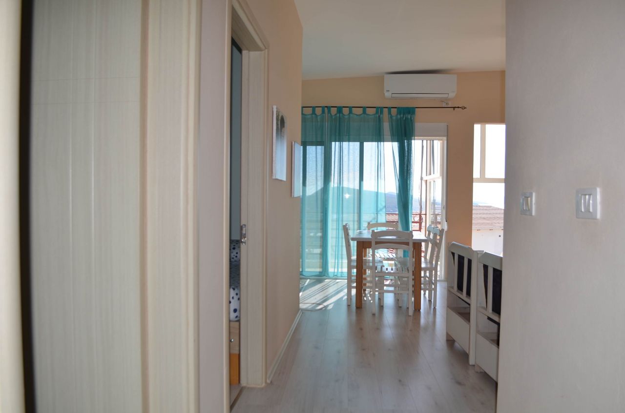 WONDERFUL PENTHOUSE FOR RENT IN SARANDA. VACATION APARTMENTS IN ALBANIA