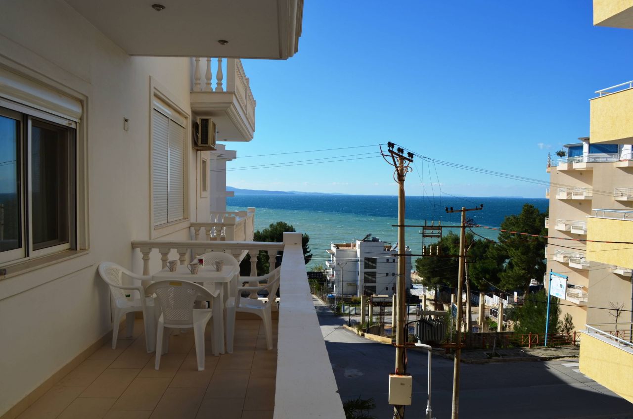 Apartament z widokiem na morze do wynajęcia w Sarandzie w Albanii