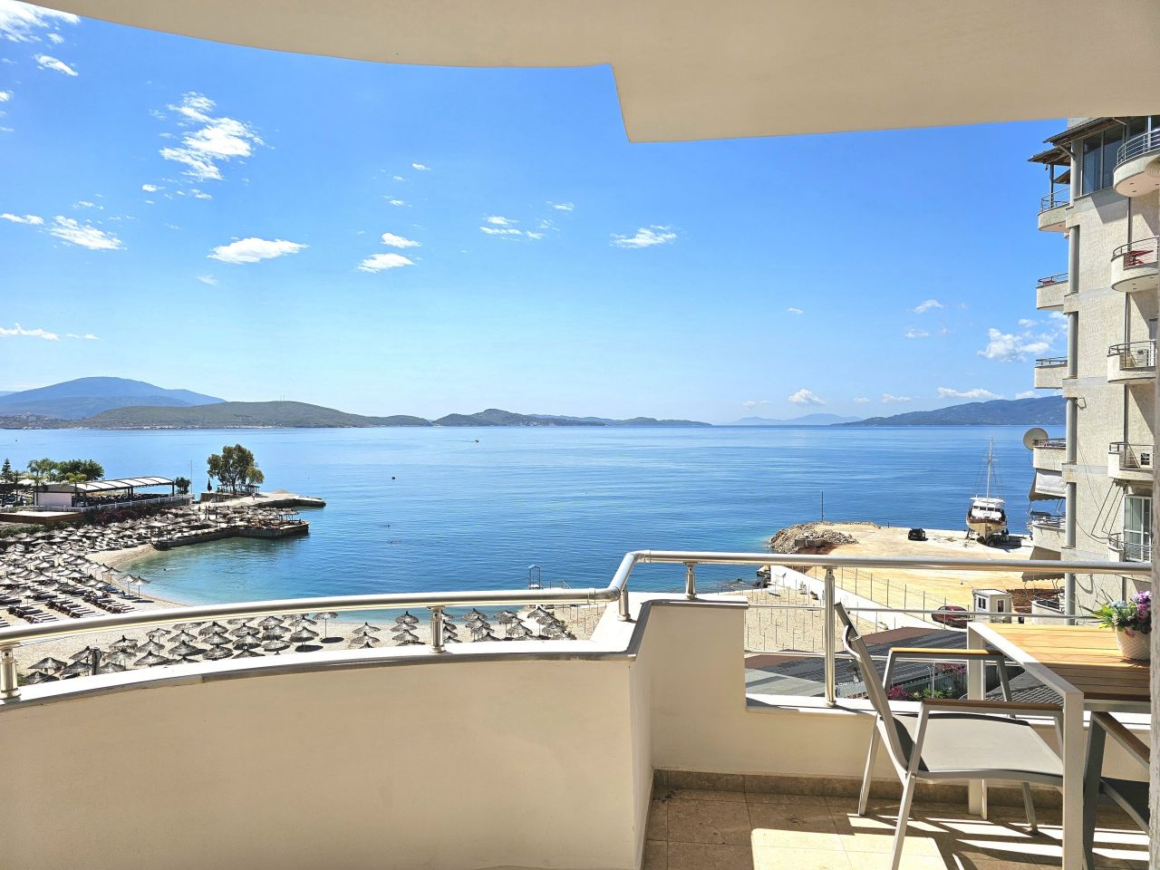 First Line Apartment For  Rent With a Full View Of The Ionian Beach
