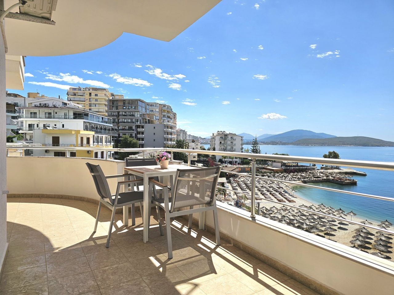 First Line Apartment For  Rent With a Full View Of The Ionian Beach