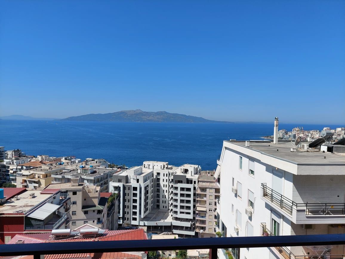 Beautiful Apartment For Sale In Saranda With Wonderful and Panoramic Sea View Well Furnished And Great Constructions