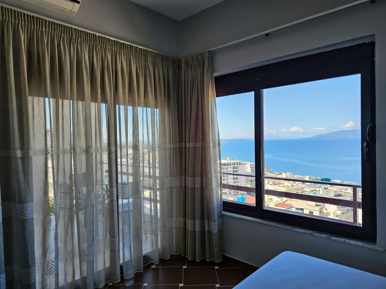 Apartment For Sale In Saranda Albania, With Panoramic Sea View, Well Furnished And An Excellent Construction