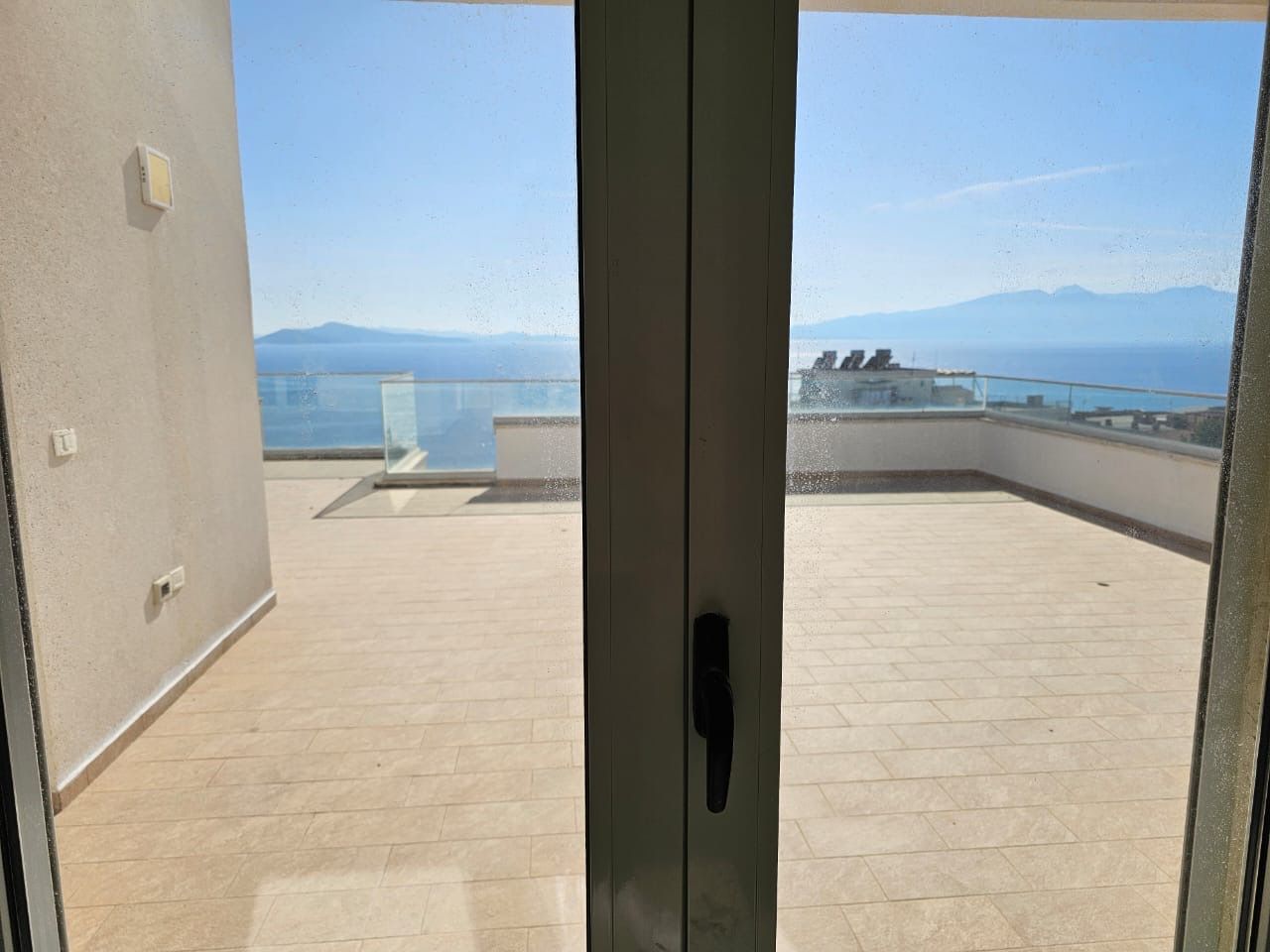 Penthouse For Sale In Saranda Albania Featuring A Veranda With A Wonderful Sea View