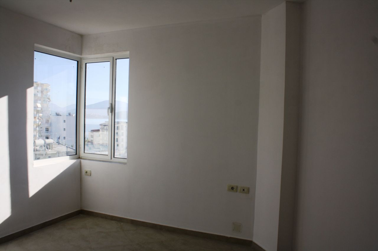 Apartament me pamje nga deti per shitje ne Sarande. Apartament per shitje ne Shqiperi.