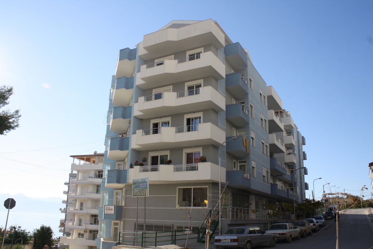 Apartament me pamje nga deti per shitje ne Sarande. Apartament per shitje ne Shqiperi.