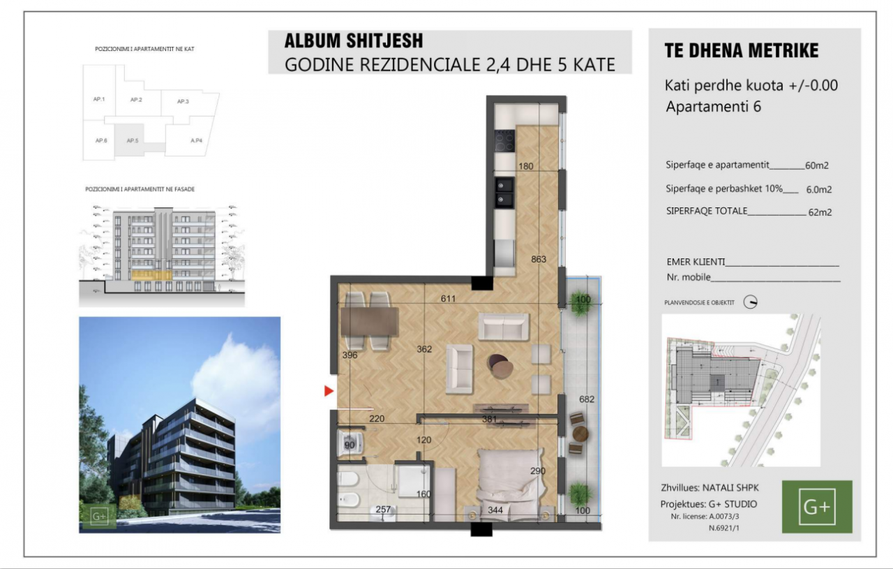 One Bedroom Apartment For Sale In One Of The Most Beautiful Area In Albania Ksamil Saranda Located In A New Building With Six Floors 