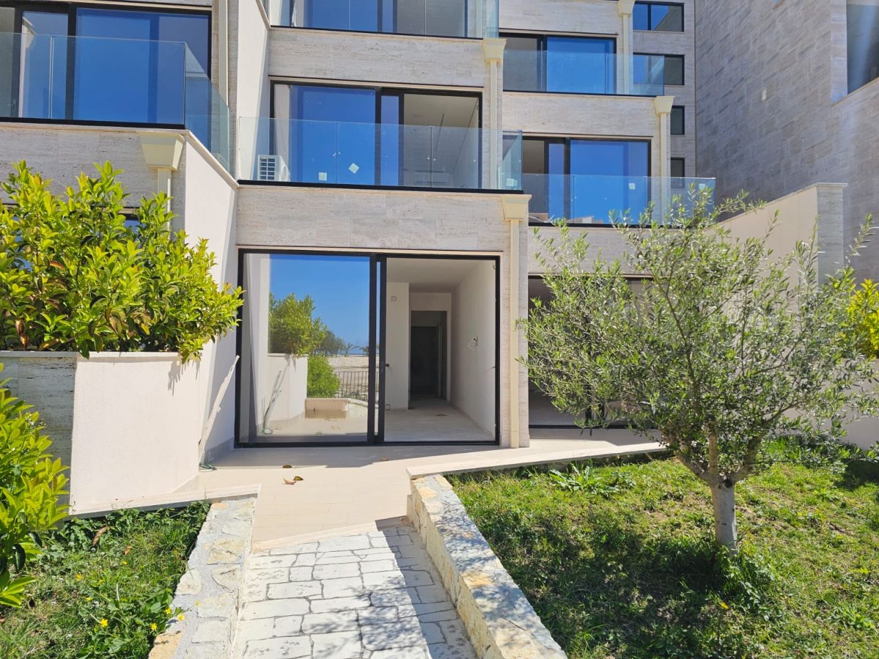 Albania Real Estate In Saranda For Sale, Ground Floor Apartment With A Wonderful Sea View 