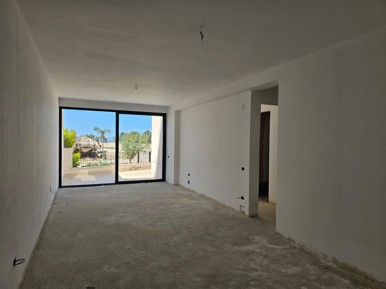 Albania Real Estate In Saranda For Sale, Ground Floor Apartment With A Wonderful Sea View 