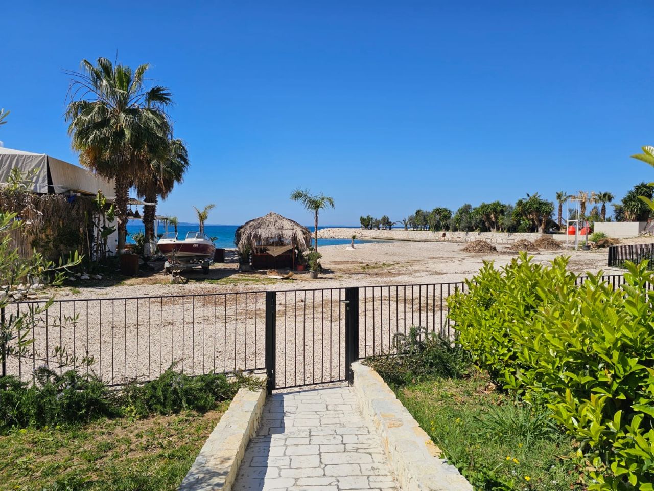 Albania Real Estate In Saranda For Sale, Ground Floor Apartment With A Wonderful Sea View 