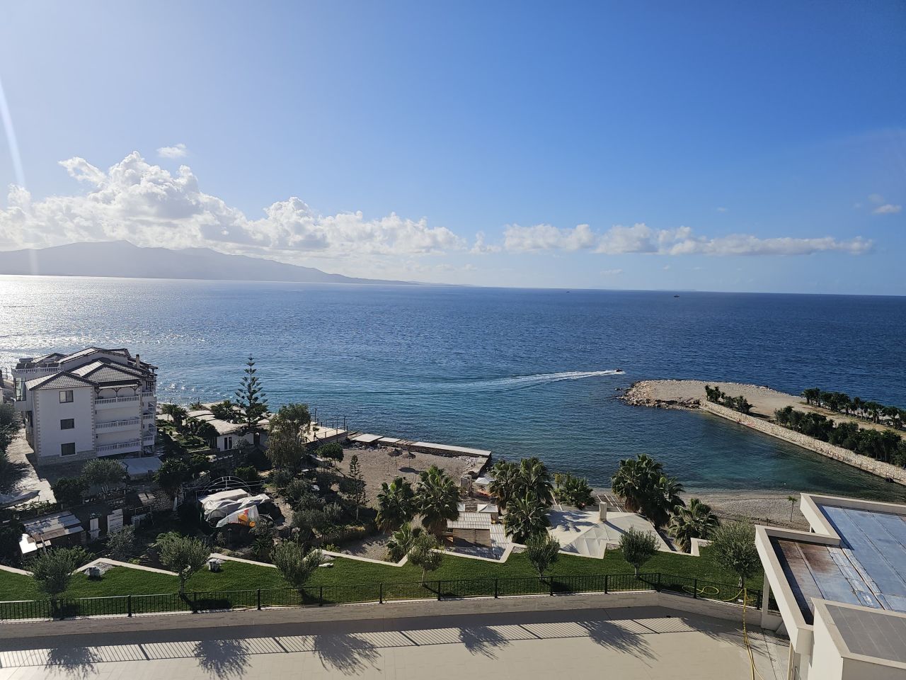 Studio Apartment For Sale In Saranda, With One Bedroom And  Balcony With A Total Sea View