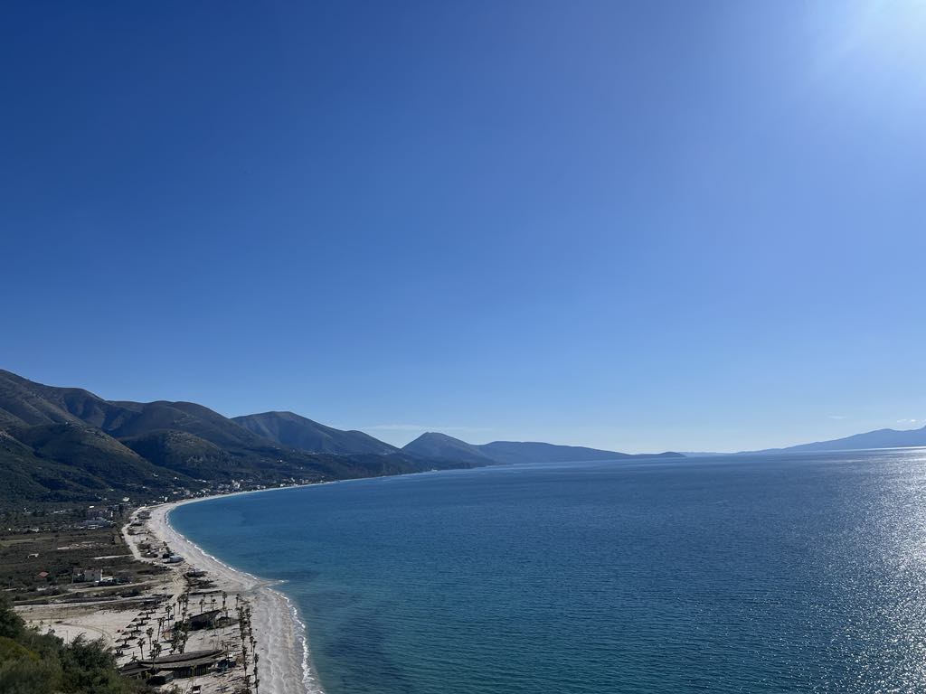 Willa Na Sprzedaż W Wiosce Borsh Na Riwierze Albanii, Z Pięknym Panoramicznym Widokiem Na Morze Jońskie