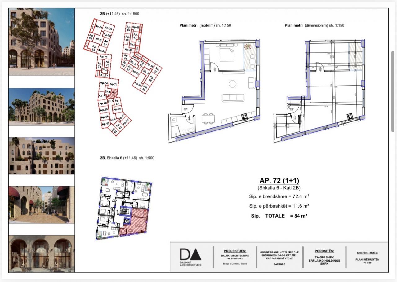 Apartment For Sale In Albania, In A New Residence Under Construction Close To The Beach