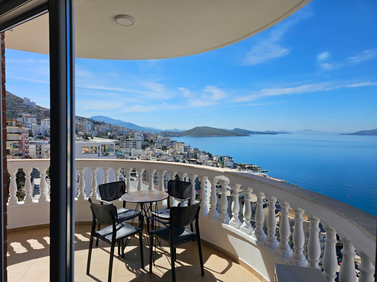 Modern Sea View Albania Real Estate for Sale in Sarande, Albania With Twi Bedrooms And A Spectacular Sea View Over The Bay Of Saranda