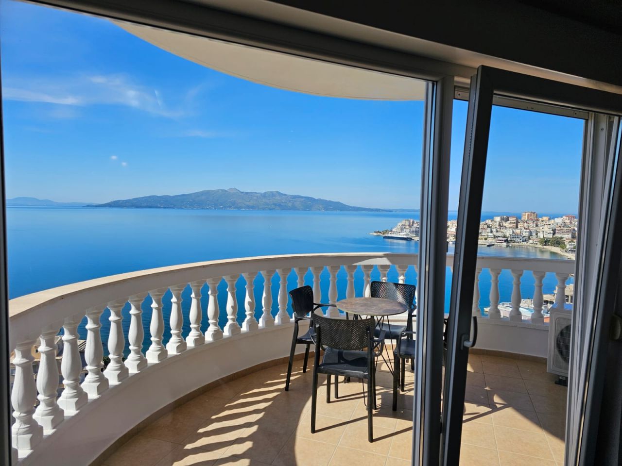 Modern Sea View Albania Real Estate for Sale in Sarande, Albania With Twi Bedrooms And A Spectacular Sea View Over The Bay Of Saranda