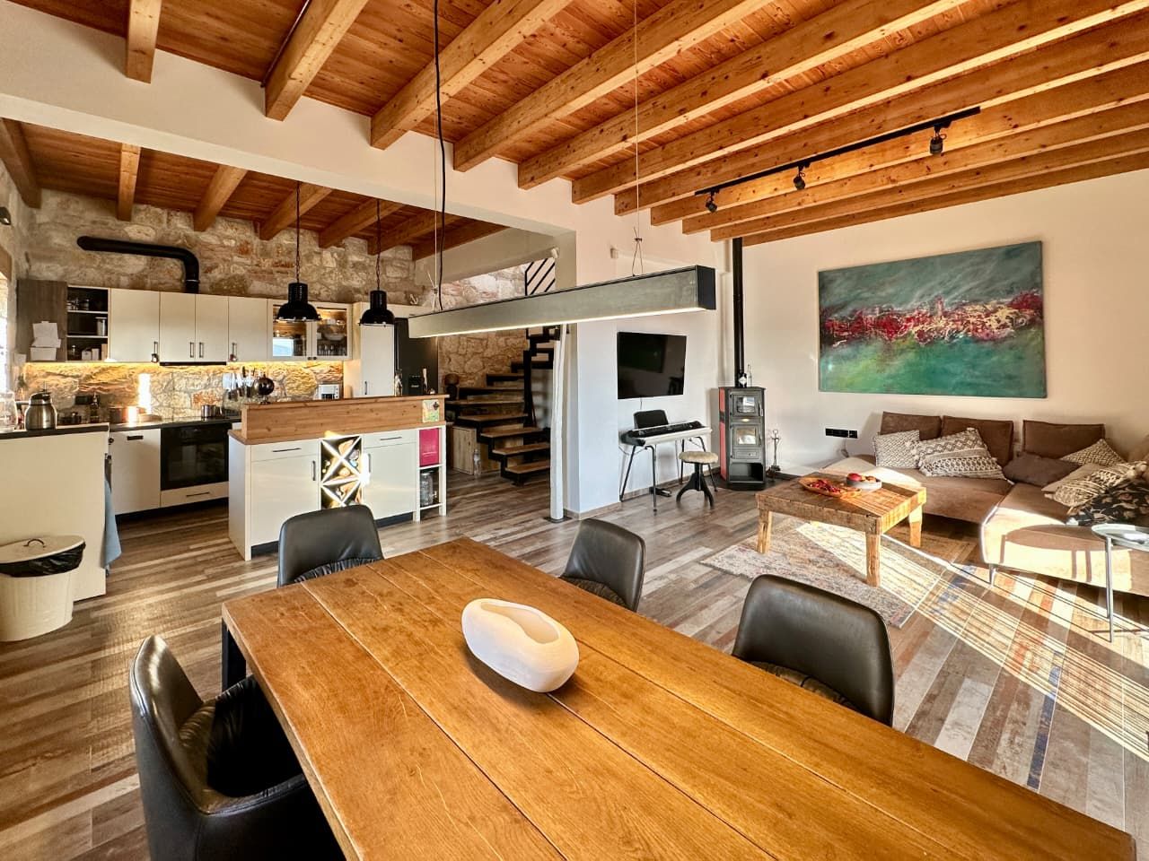 Stone Villa For Sale In Saranda Albania With Panoramic Sea Views