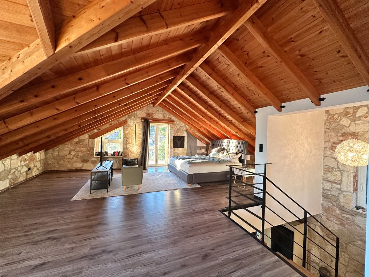 Stone Villa For Sale In Saranda Albania With Panoramic Sea Views