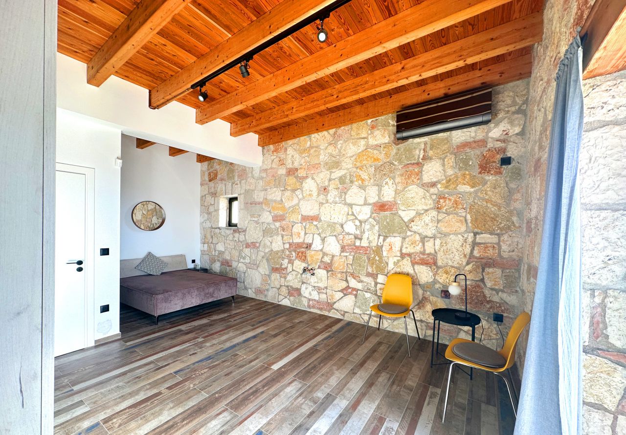 Stone Villa For Sale In Saranda Albania With Panoramic Sea Views