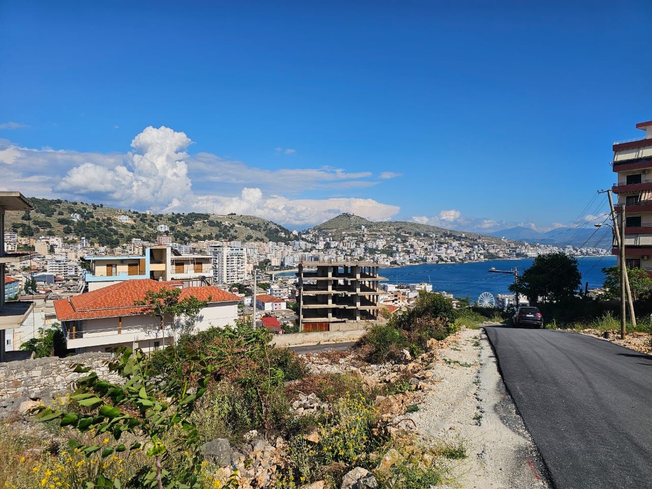 Land For Sale In Saranda With Sea View