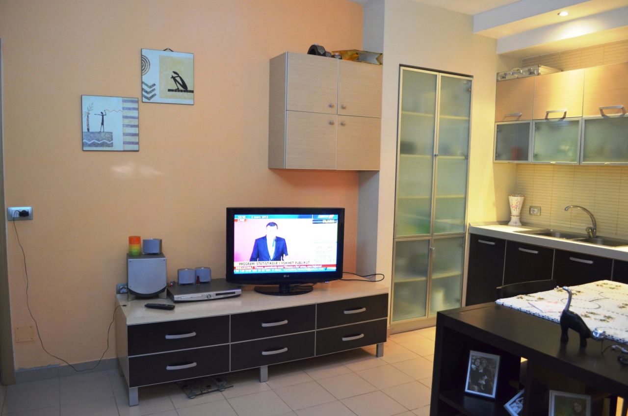 One bedroom apartment for rent in Tirana. It is fully furnished and located near Kavaja Street. 