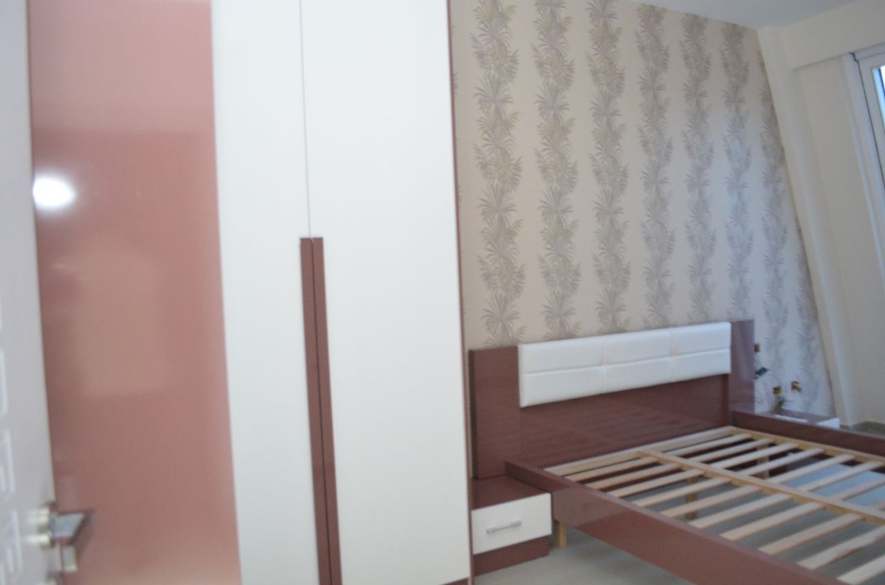 Apartment with two bedrooms for rent in Tirana, in a very good area in the city. 