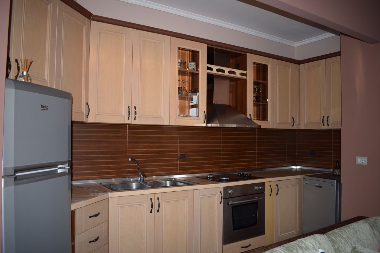 Fully furnished apartment with two bedrooms  for rent in Tirana