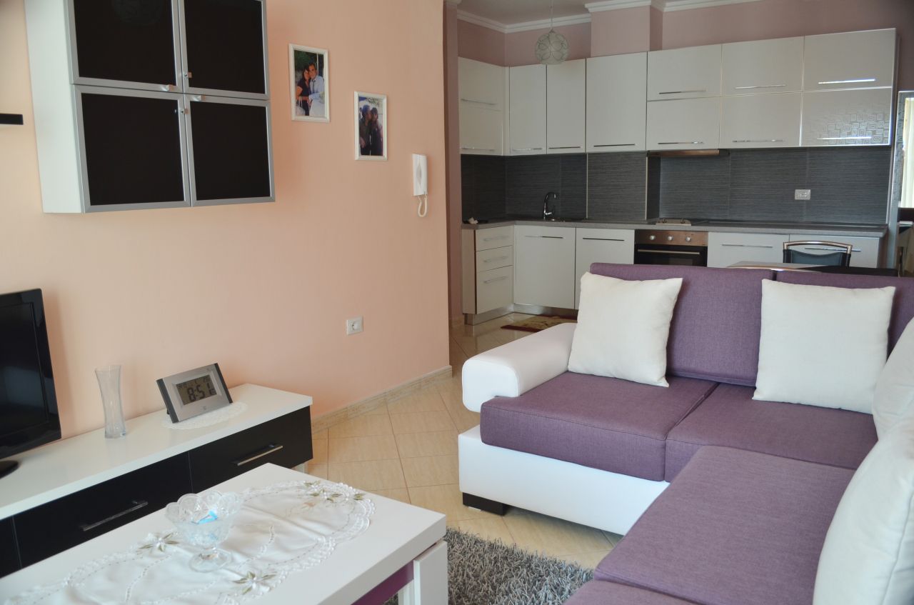 Rent apartment in Tirana one bedroom close to Tirana city center and with new furniture and equipments 