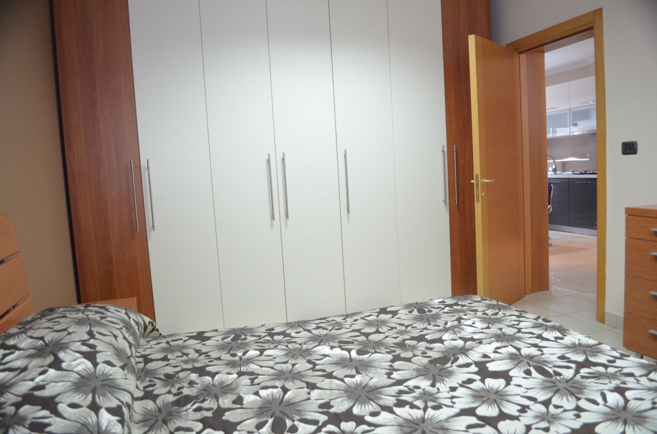 Apartment for Rent in Durresi Street in Tirana City, Albania. The apartment has two bedroom. 