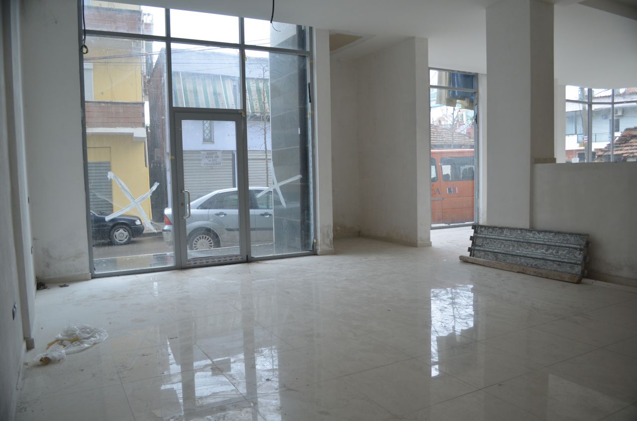 Commercial area for rent in Tirana, the capital of Albania. 