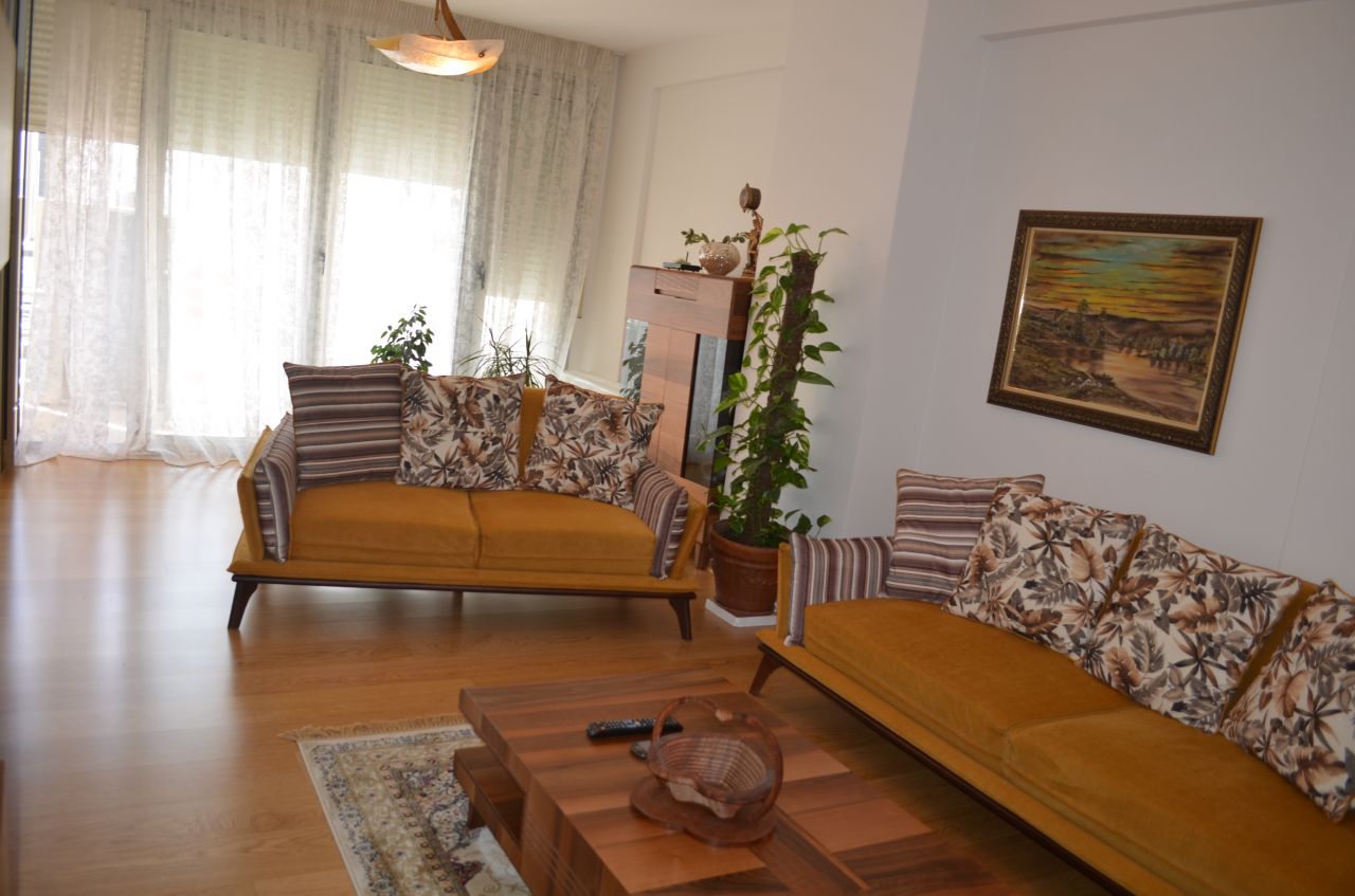 Three bedroom flat for rent in Tirana in a very nice area of the capital city, at Sami Frasheri Street