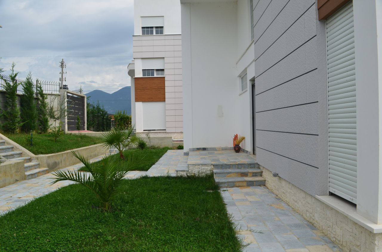 Villa for Rent in Tirana with very big garden outside. three floors