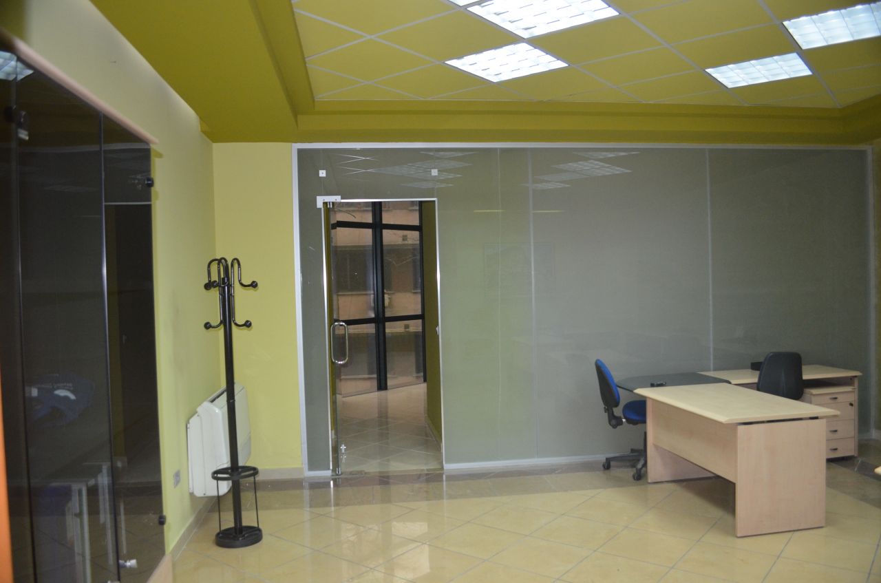 Office for rent in Tirana, Albania, located in the Blloku Area, very close to the center. 