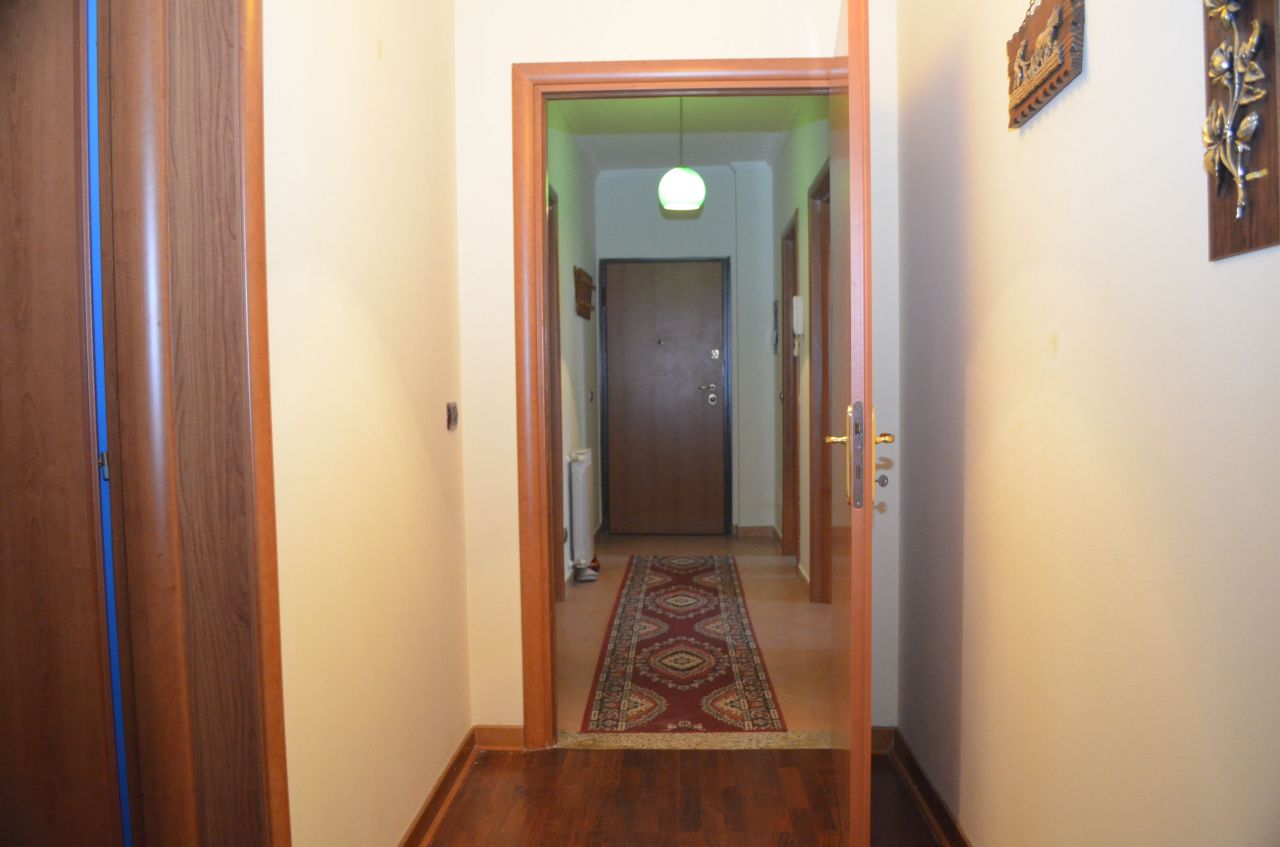 apartment for rent in tirana with three rooms and kitchen 100 meters from the lake and the park
