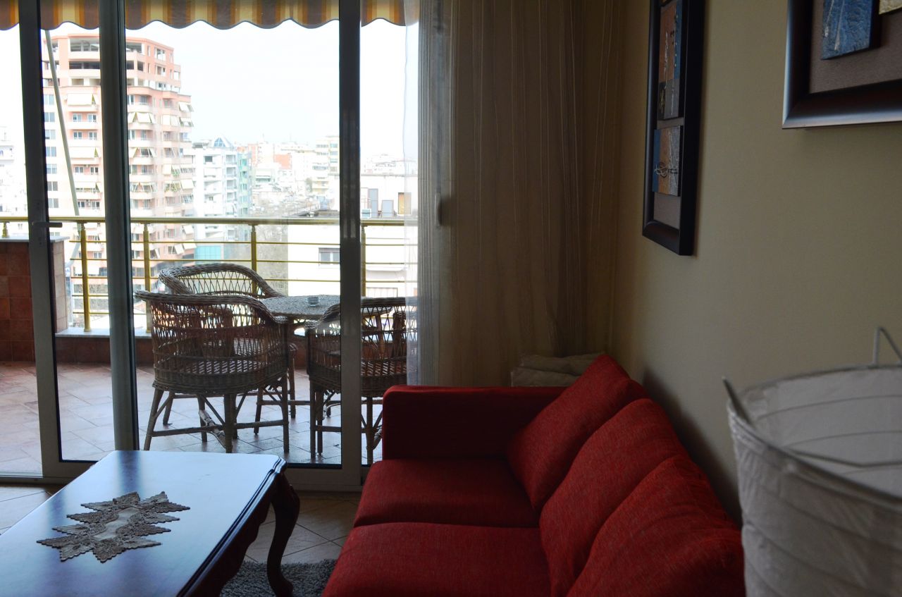 apartment for rent in the center of tirana, with a wide area and furnished 