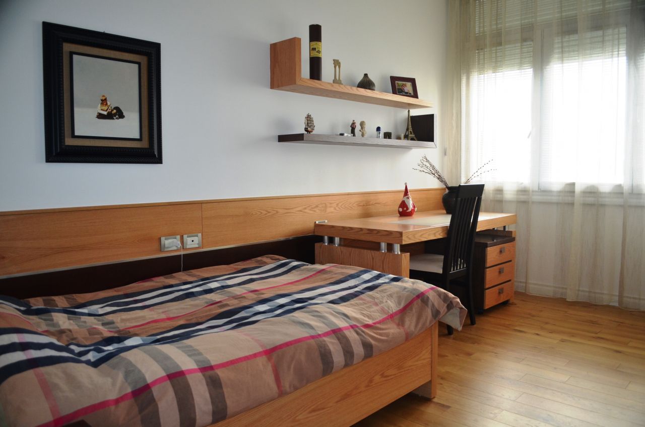 Apartment for rent at the Nobis Center, near the lake, in Tirana. 