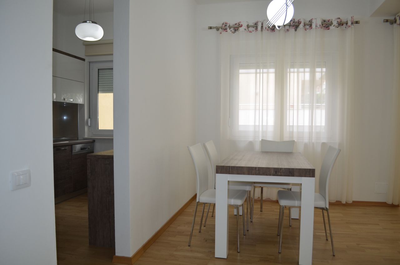 Apartment for Rent in Tirana. Gated Residence with Swimming Pool