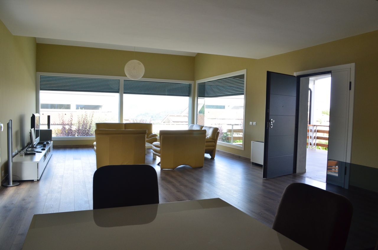 Newly constructed villa in Tirana for rent. The villa is furnished and has excellent conditions. 