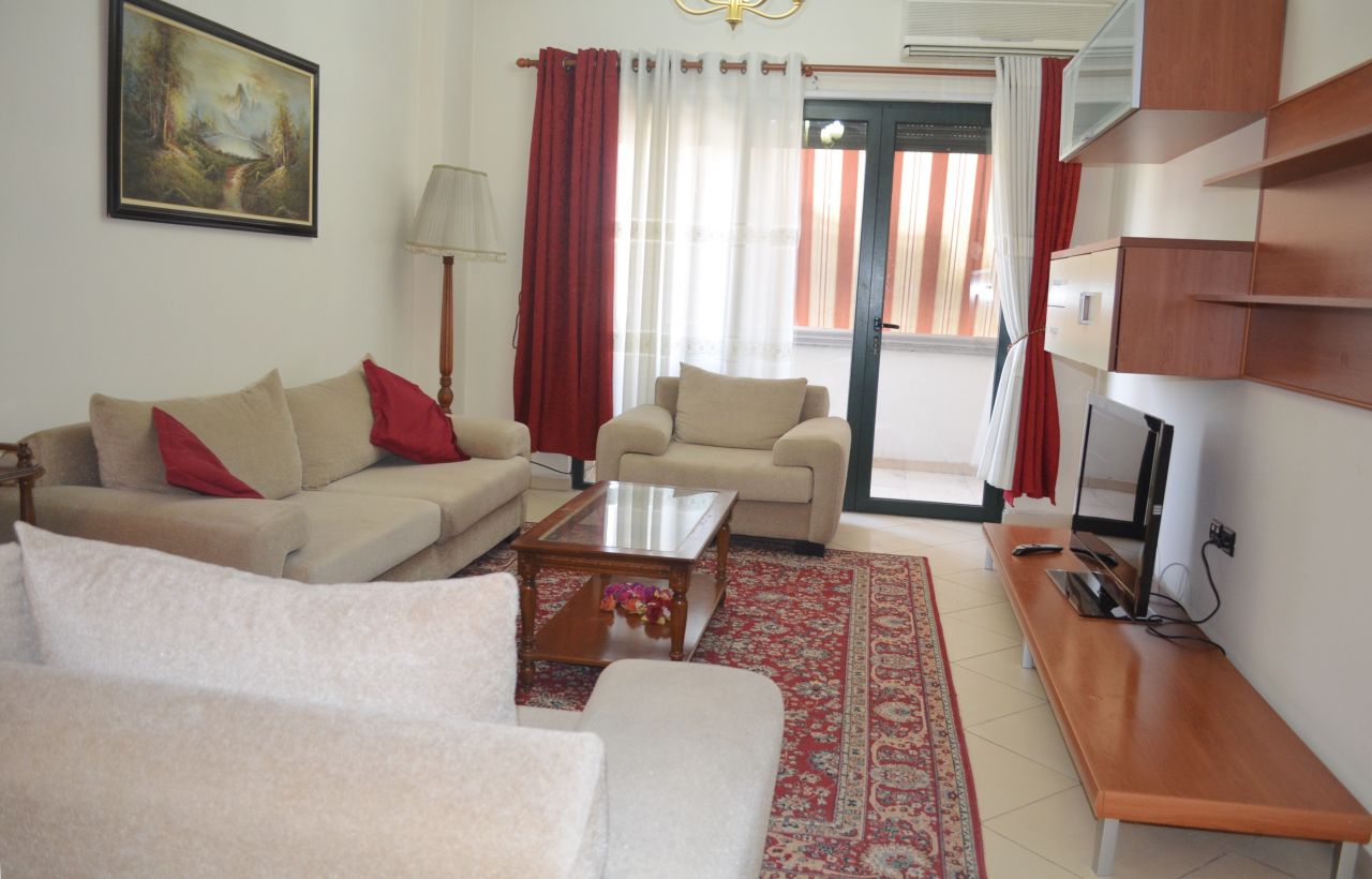 Apartment with two bedrooms for rent in Tirana