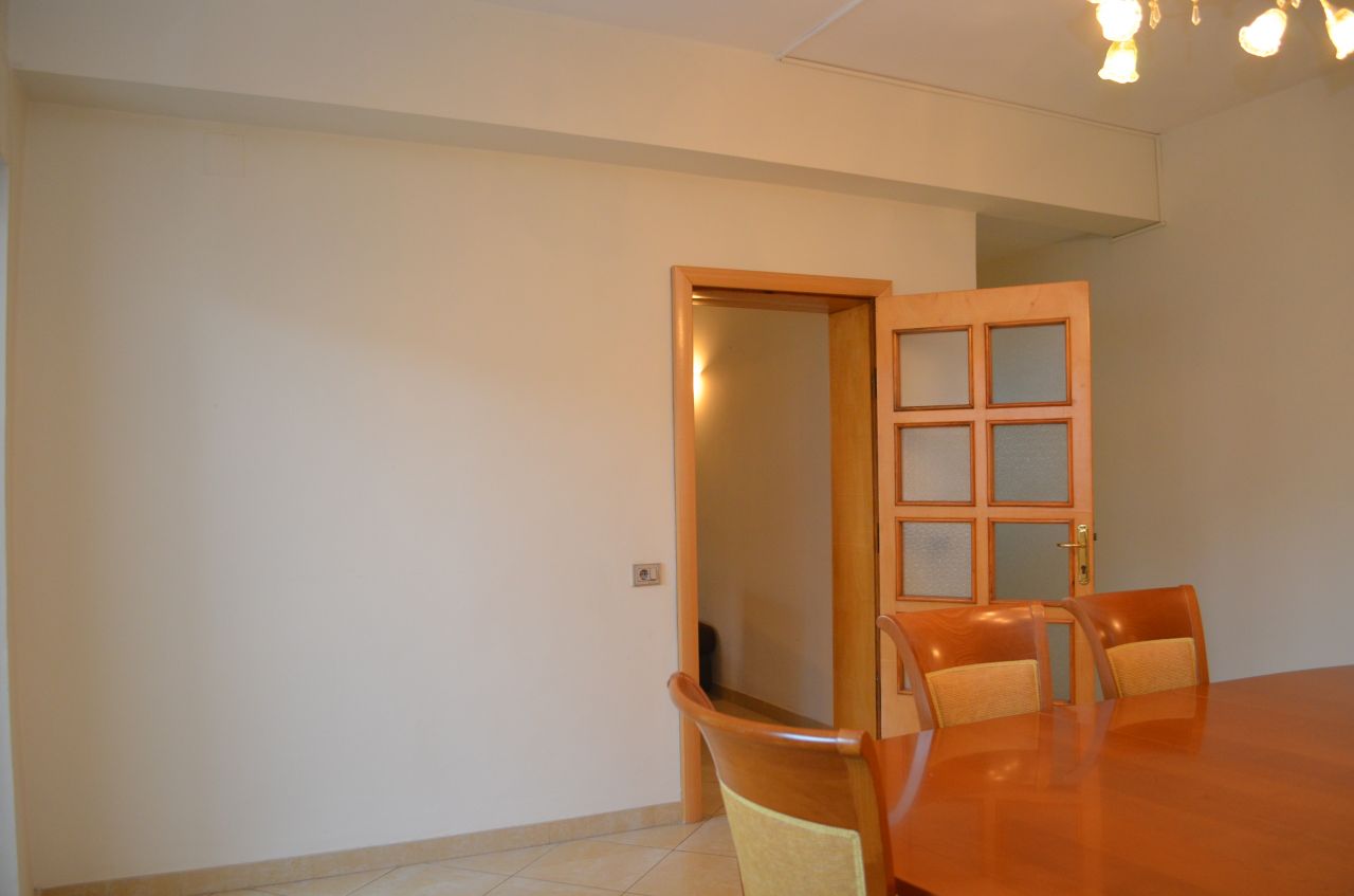 Apartment with three bedrooms for rent in Tirana city, in Albania. 