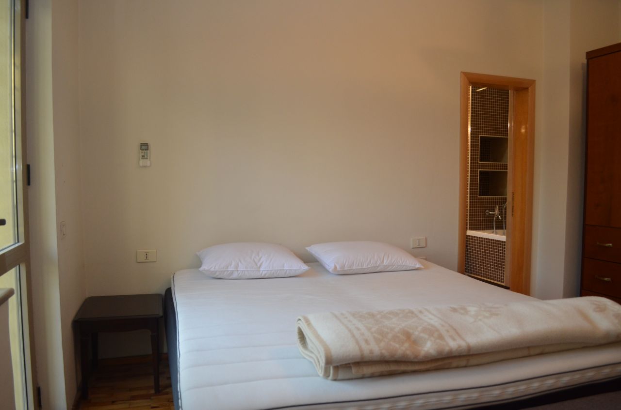 Apartment with three bedrooms for rent in Tirana city, in Albania. 