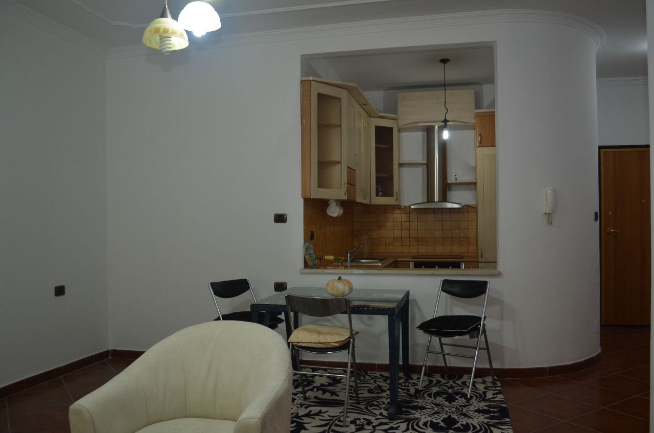 Apartment for rent in Tirana at blloku area with two bedrooms, fully furnished